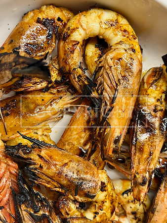 Prawns From the Barbi