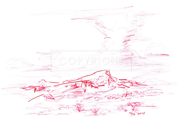 Red Rock Sketch