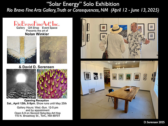"Solar Energy" a solo show at Rio Bravo Fine Art Gallery