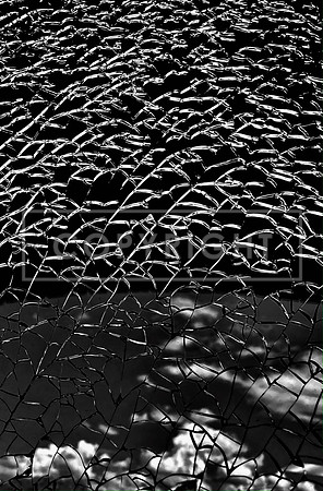 Crackled Sky Abstract