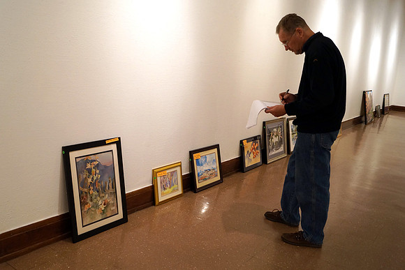 Judging 2013 RIo Bravo Watercolorists show