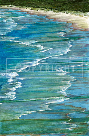 East Coast Beach Breakers, From Moreton Light