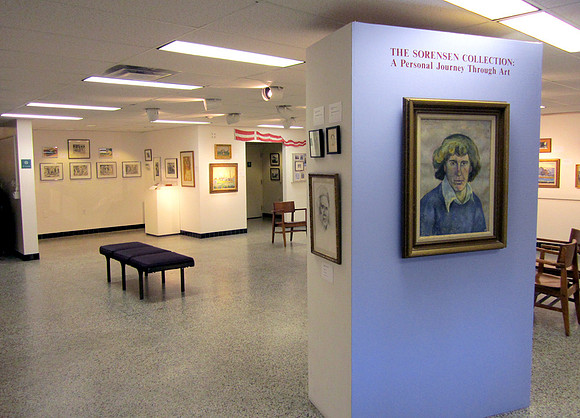 Entrance gallery for "The Sorensen Collection"