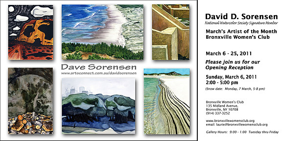Invitation to 2011 Solo Exhibition in NY