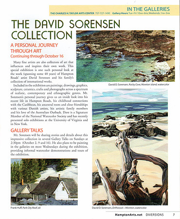 Hampton Arts article on "The Sorensen Collection"