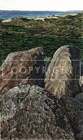Indian Head Boulders, Dawn - Moreton Island