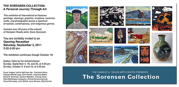Invitation to 2011 "The Sorensen Collection" in Hampton, VA