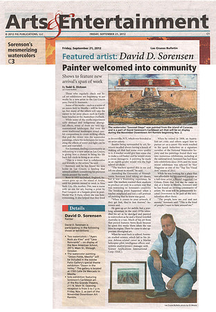 Las Cruces Bulletin - Featured Artist September 2012
