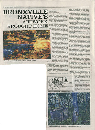 Article on Solo Show in New York