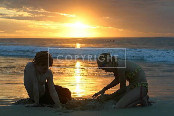 Sunset on Straddie