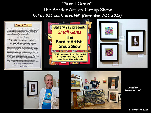 "Small Gems", The Border Artists at Gallery 925