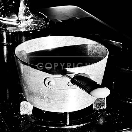 Spotlit Saucepan
