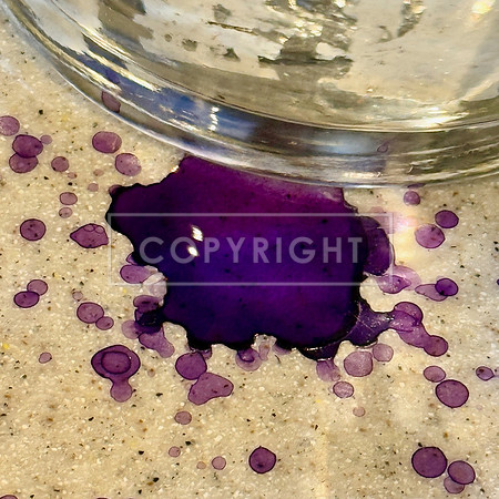 Iris Purple Splatter