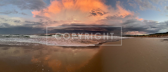 Sunset Pano-Yamba Beach